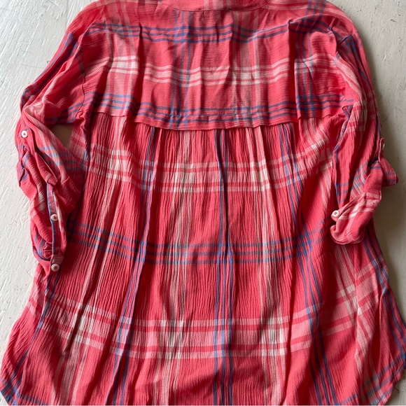 Nine West Plaid Blouse Size Small BRAND NEW - Picture 4 of 5